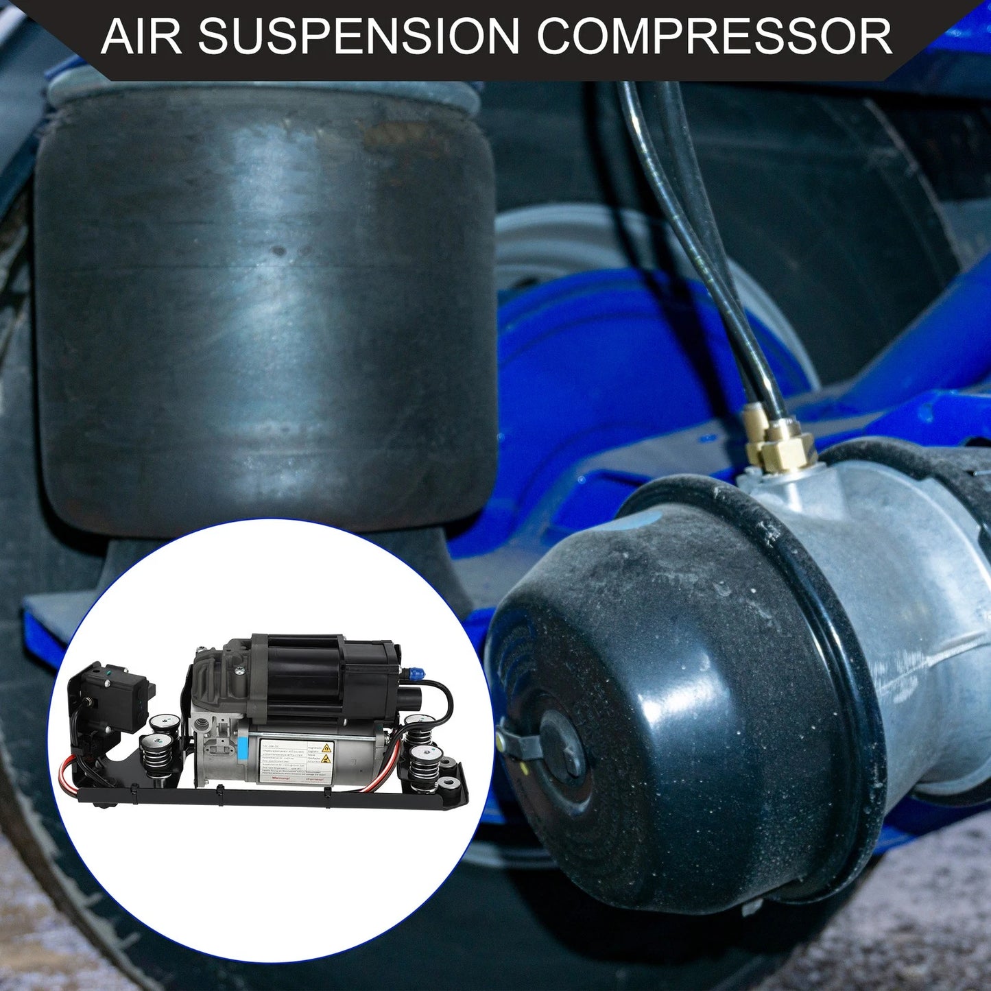 Air Suspension Compressor with Bracket for BMW 535i (2009-2017)