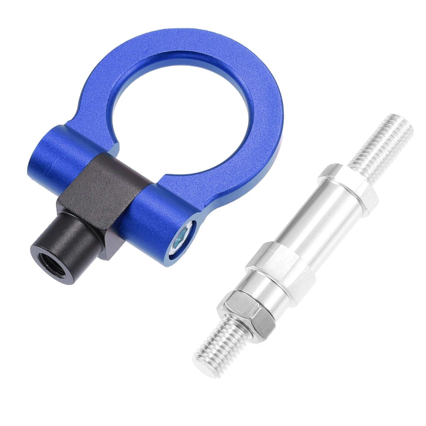 Blue Front Bumper Tow Hook Trailer Ring Eye for Honda Fit S2000 Acura TL