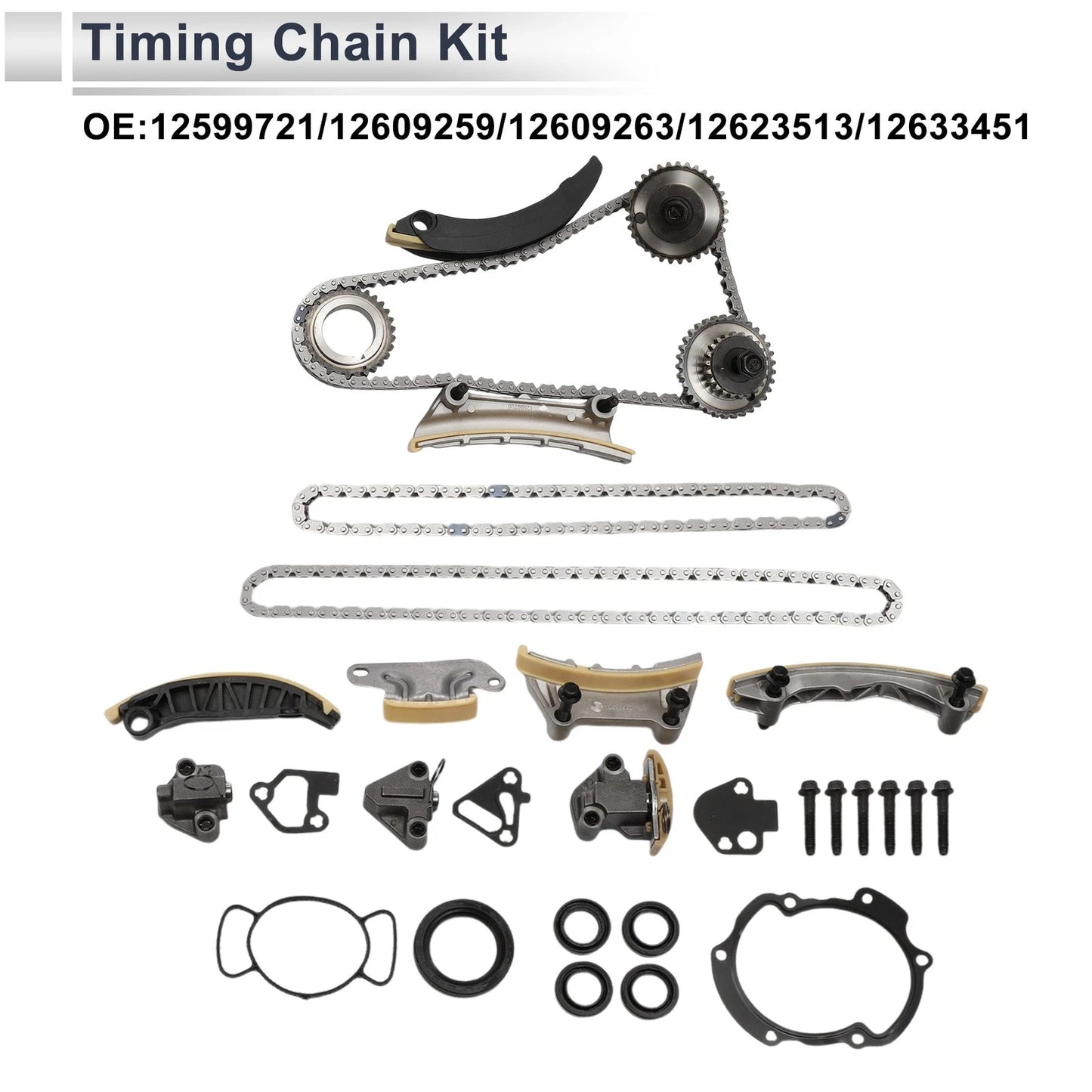 Timing Chain Kit 3.6L for Chevrolet Traverse Buick Enclave (2009-2016)