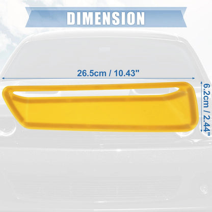 Engine Hood Air Conditioner Outlet Cover Trim Yellow for Dodge Challenger