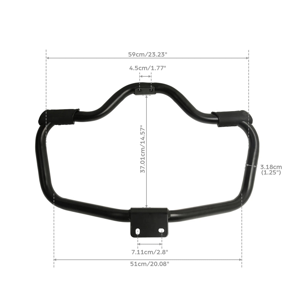 Mustache Highway Engine Guard Crash Bar for Harley Sportster 883 1200 (04-22)