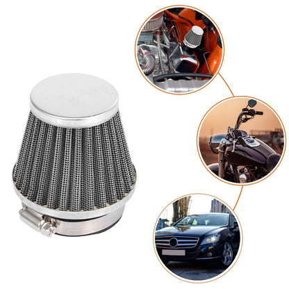 4 x 50mm Motorcycle Air Filter Cleaner Round Tapered for Universal