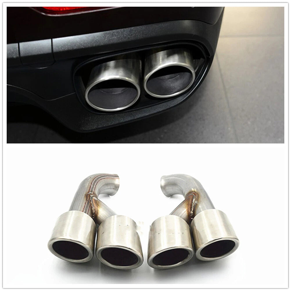 Muffler Tip for 2015-2017 Porsche Cayenne (Stainless Steel)