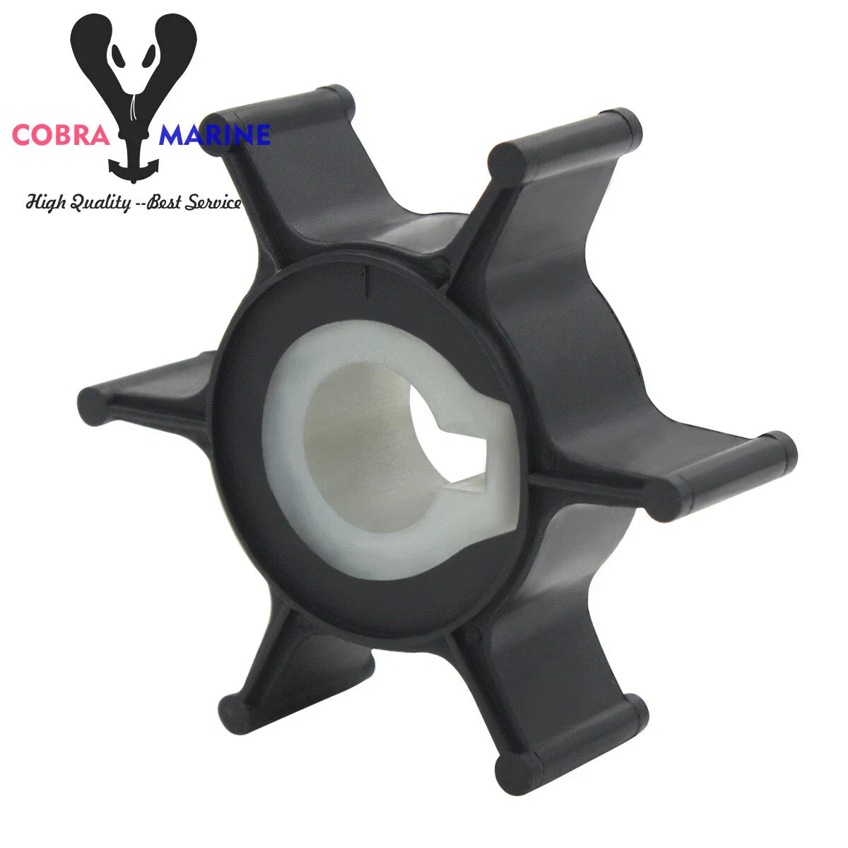 Water Pump Impeller for YAMAHA 2HP (646-44352-01) (P45, 2A, 2B, 2C)