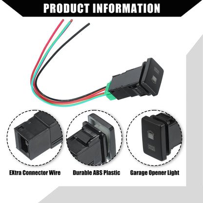 Garage Opener Push Button Switch Set for Toyota Land Cruiser 4Runner (2003-2023)