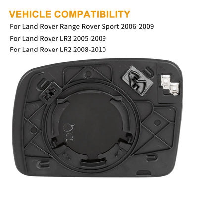 Heated Right Rearview Mirror Glass for Land Rover LR3 (2005-2009)
