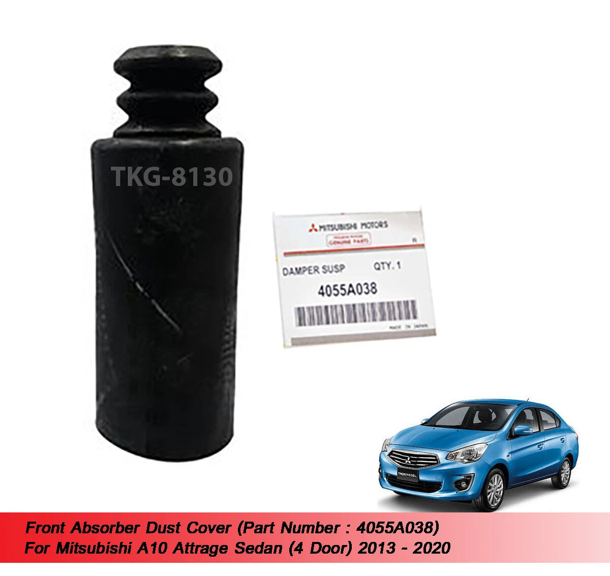 Dust Covers for Mitsubishi Attrage Mirage Sedan (2013-2020)