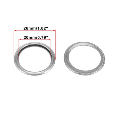 20 x M20 Oil Drain Plug Gaskets for Subaru Legacy Brat (1985-1994)