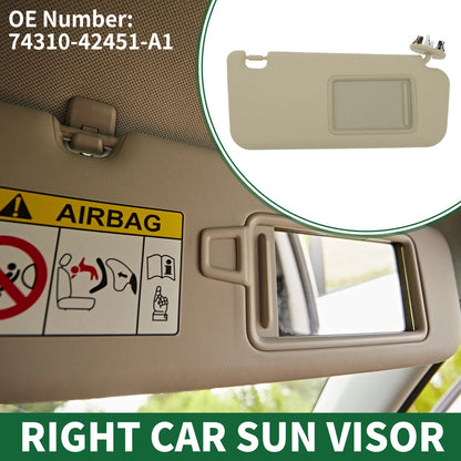 Sun Visor for Toyota RAV4 2006-2008 with Mirror (2 x)