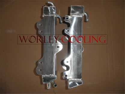 Aluminum Alloy Radiator & Yellow Hose for Yamaha YZ250 (1993-1995)