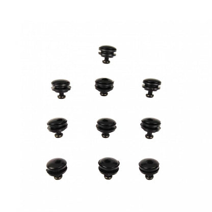 Spece Cap Glass Nut Black 10 PC Fits Nissan Hardbody Navara D21 UTE 1986-97 D05