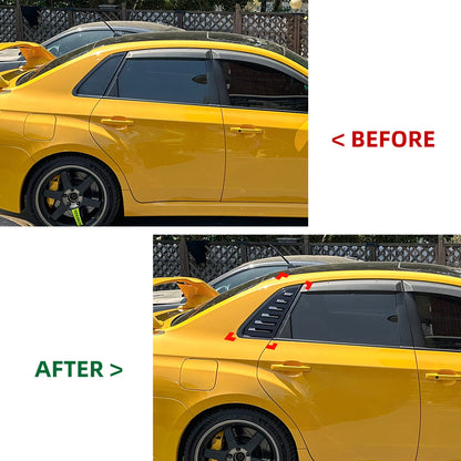 Rear Window Side Louver Trim for Subaru Impreza WRX STI (2011-2014)