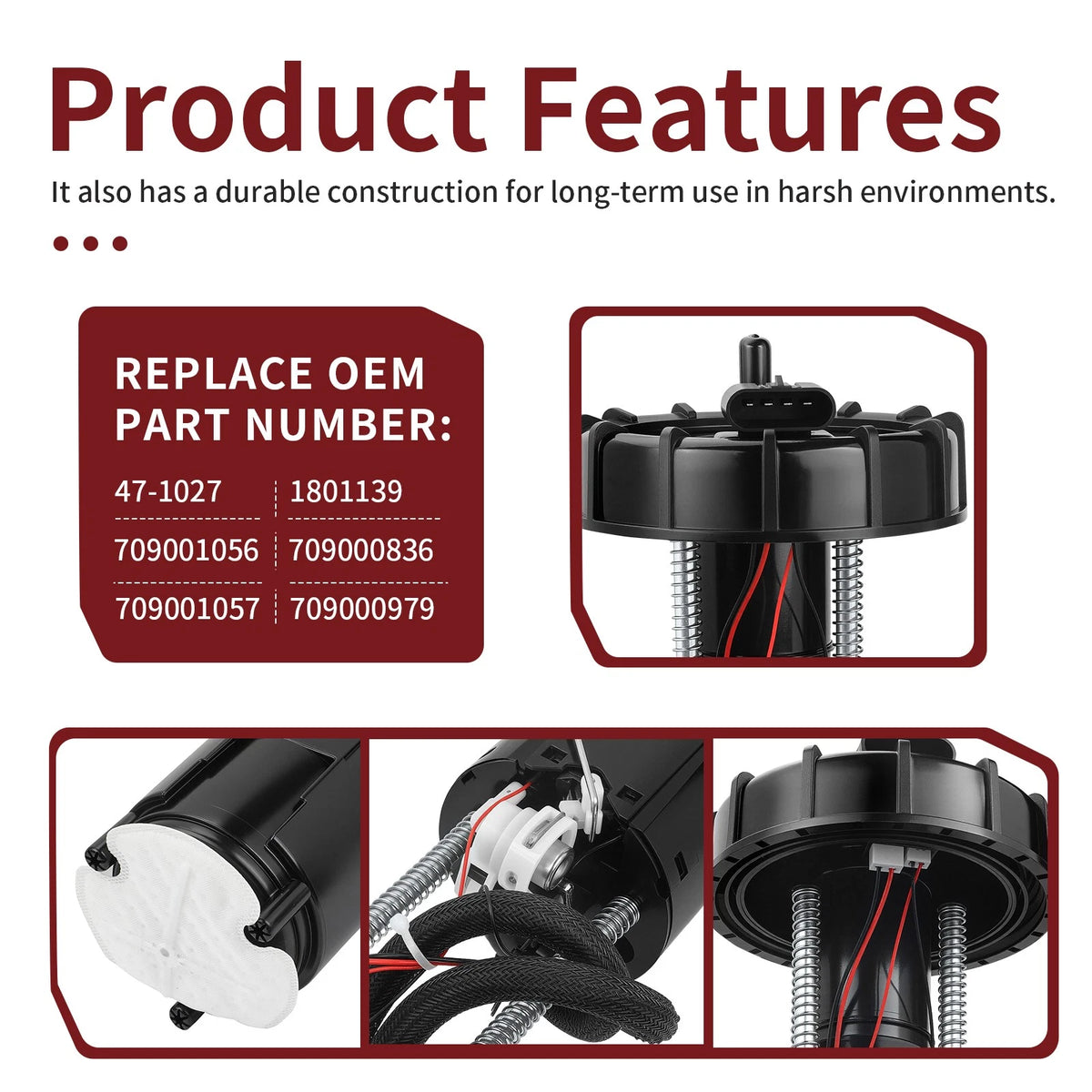 Fuel Pump Assembly for Can-Am Maverick Sport 1000 1000R Max (2019–2024)