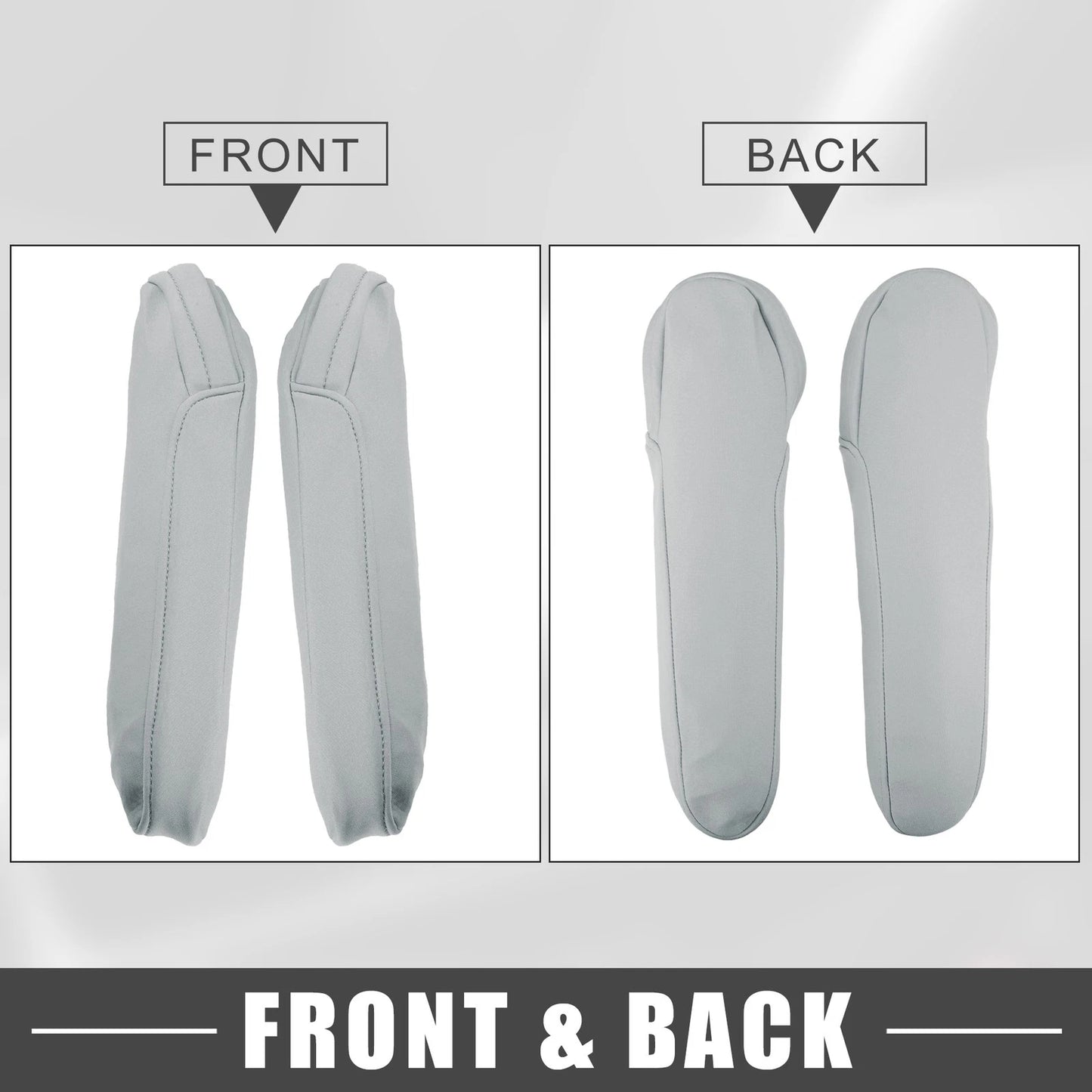 Car Armrest Covers for Honda Odyssey (2000-2011) - 1 Pair, Gray