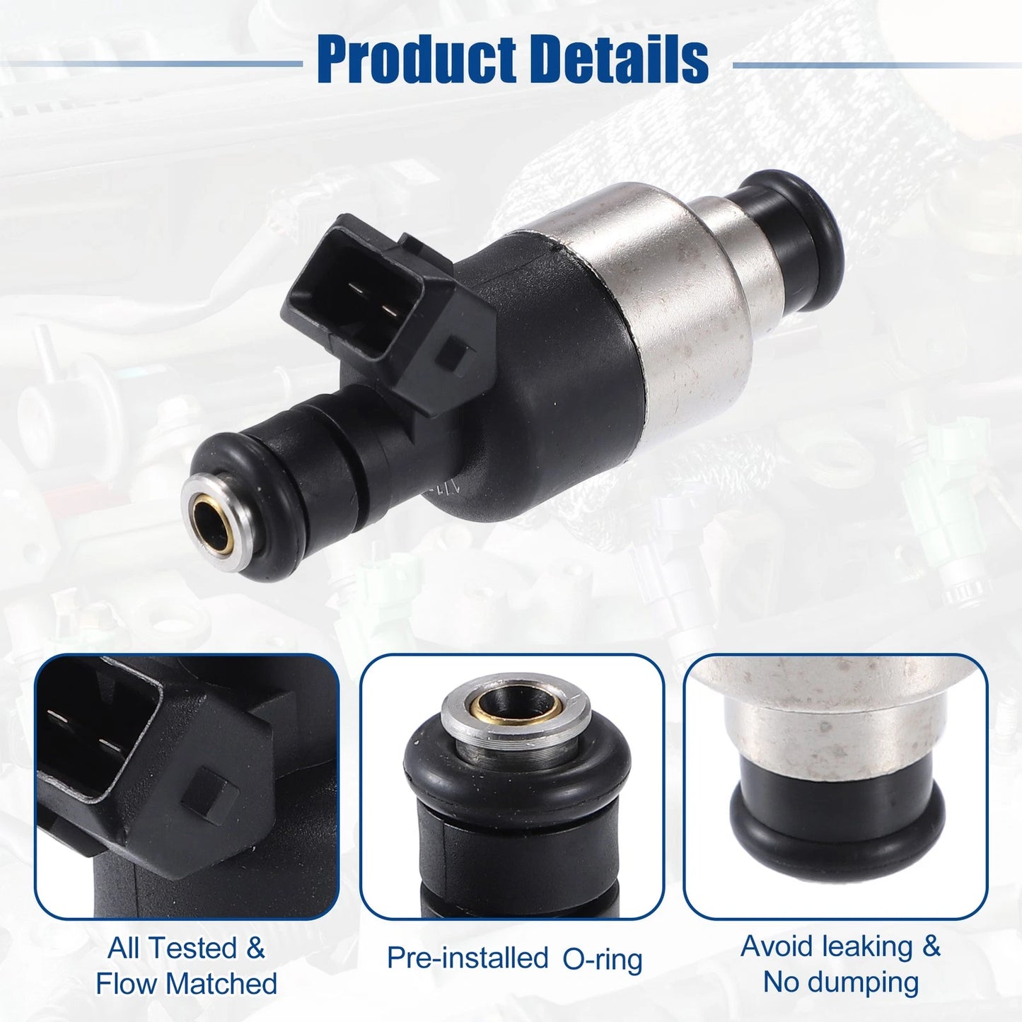 8 Pcs Fuel Injector Nozzles for Chevrolet Lumina APV 3.8L (1990-1996)