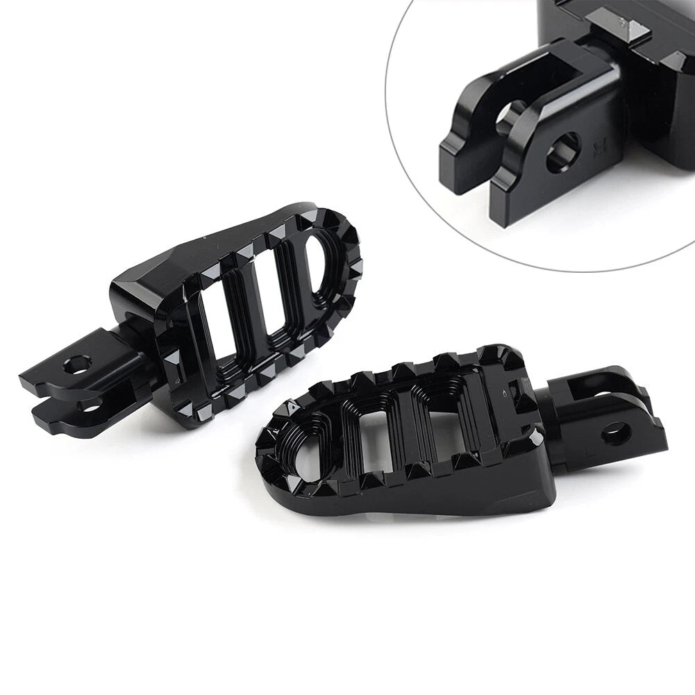 Front Footrests Pegs for Harley Softail Slim Fat Bob Street Bob Breakout