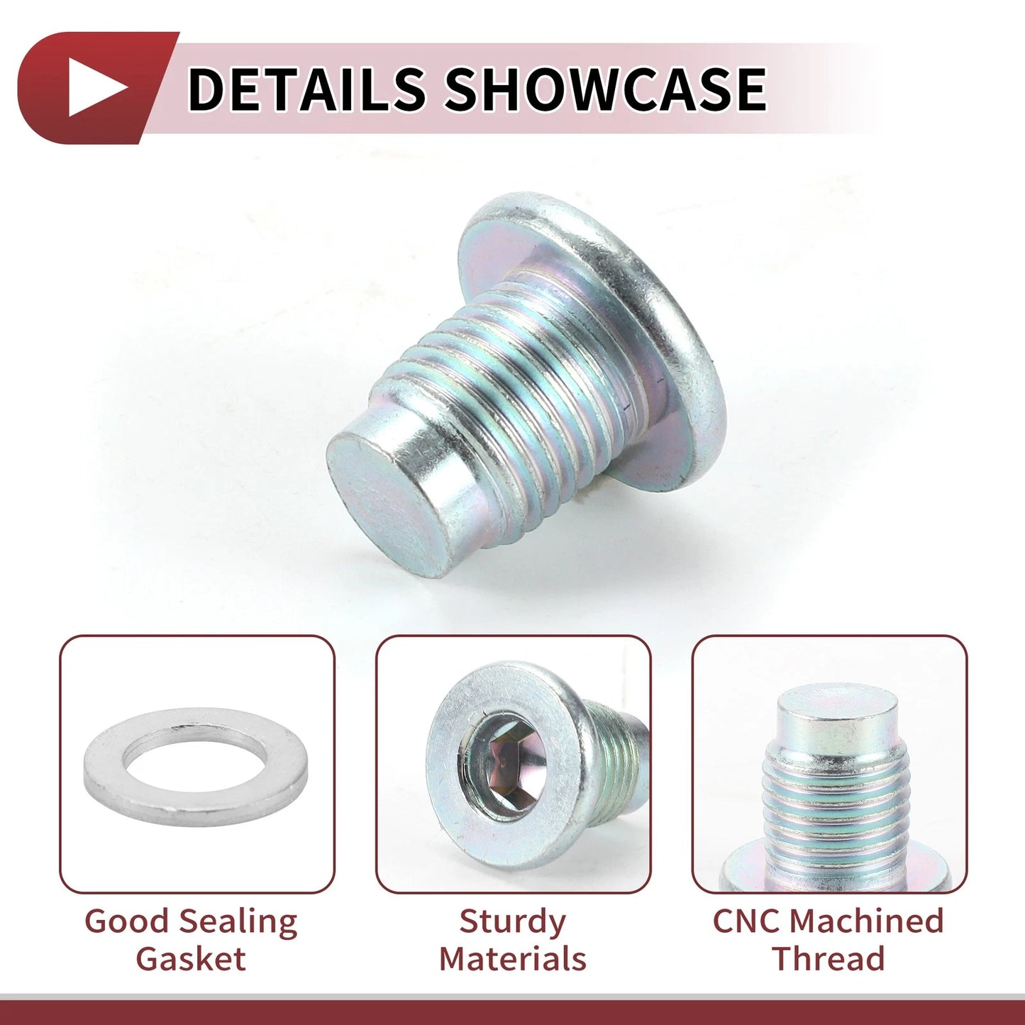 Oil Drain Plug Set for Mazda 3, CX-5 (2006-2024)