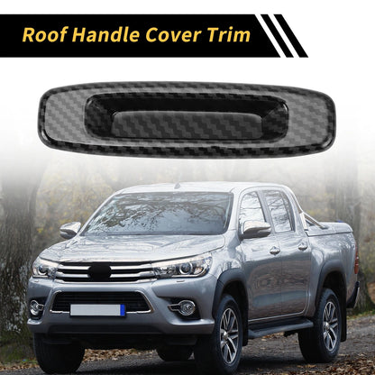 Carbon Fiber Roof Handle Cover Trim for Toyota Tundra (2014-2021)
