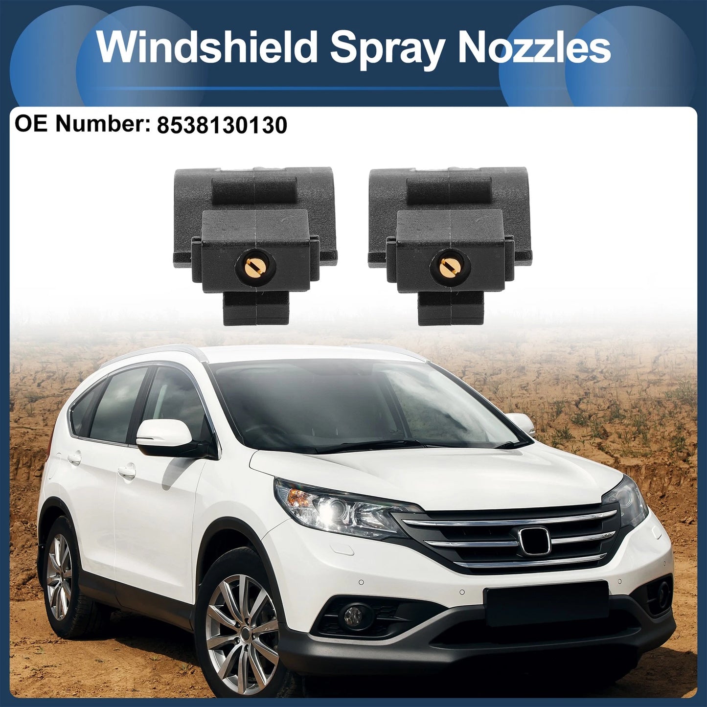 Windshield Washer Nozzle & Fluid Hose for Toyota Camry (2007)