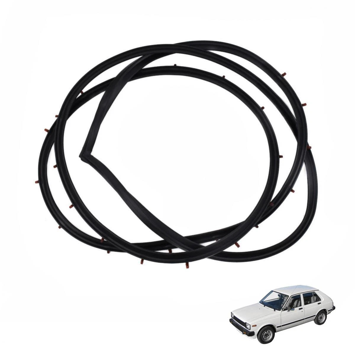 Door Rubber Weatherstrip Rear LH Fits Toyota Starlet KP60 62 4D SED 1978-84 D09