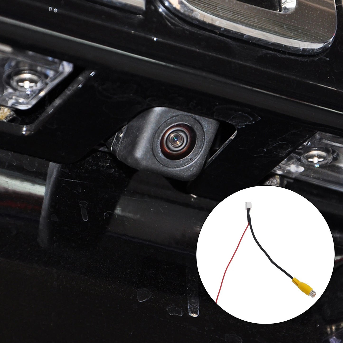4-Pin Male Car Radio Plug Adapter for Reverse Camera