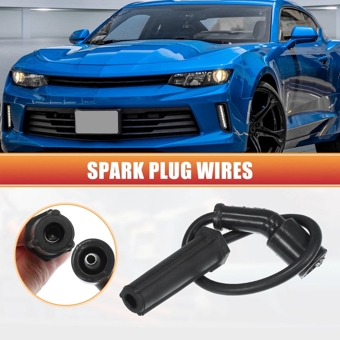 8 x Spark Plug Wire Ignition Coil Cable for Chevrolet Camaro Tahoe
