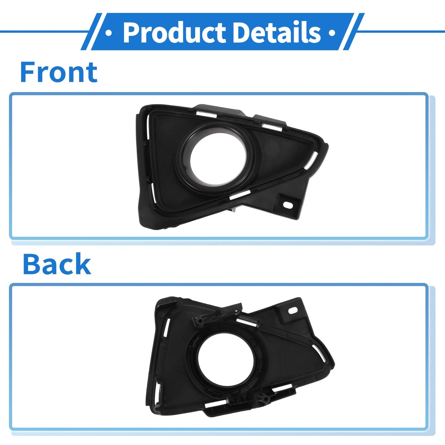 Front Left Fog Light Grill for Toyota Rav4 (2016-2019)
