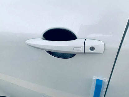 Carbon Fiber Side Door Handle Bowl Cup Cover Trim for Nissan Rogue (2021-2023)
