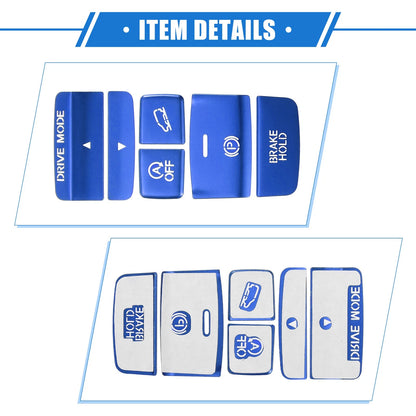 6pcs Center Console Handbrake Button Cover Trim for Honda CR-V (2023)