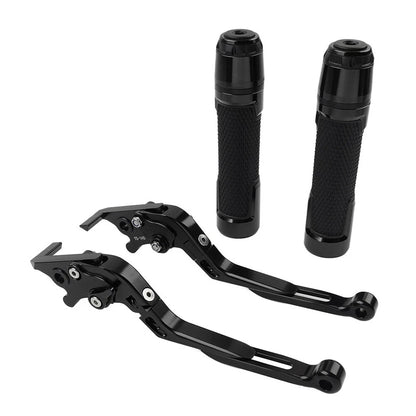 Black Extendable Brake Clutch Levers Grip Set for BMW S1000R S1000RR (2010-2023)