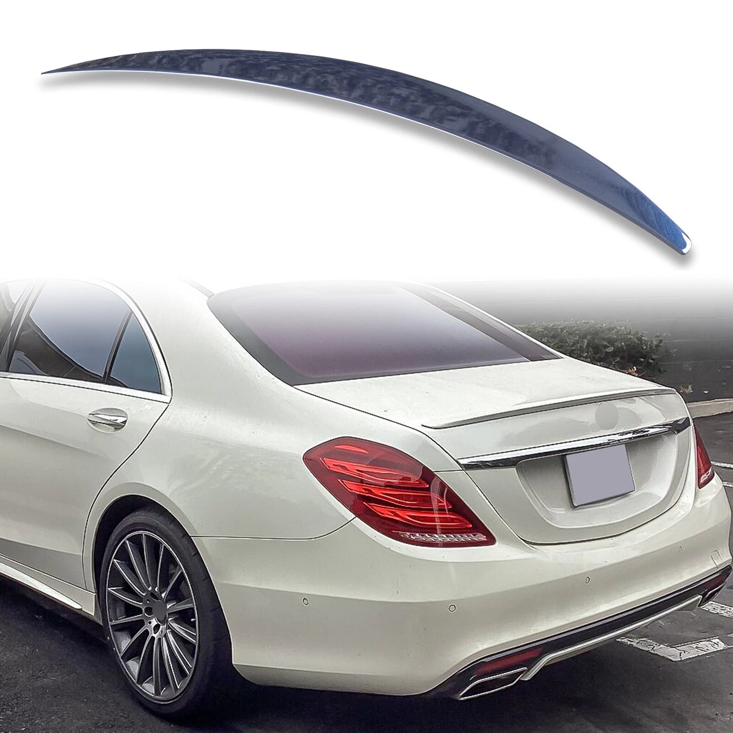ABS Rear Boot Spoiler for Mercedes Benz W222 (2014-2020)