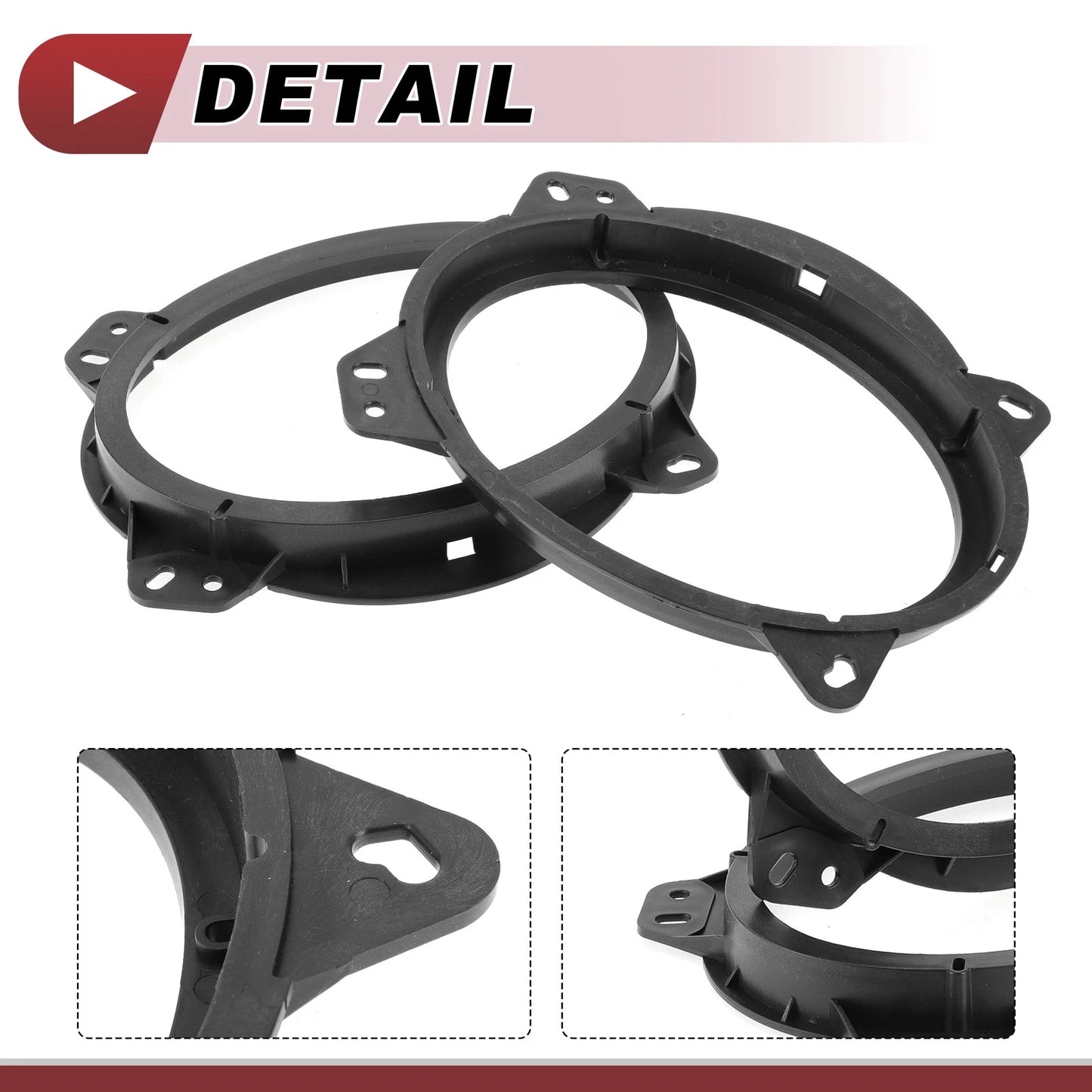 Speaker Spacer Ring Adaptor for Toyota Tacoma 2005-2015 6.5" (2 Pcs)