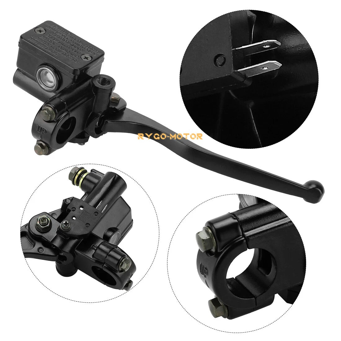 22mm / Handlebar Brake Clutch Lever Master Cylinder Set for Motorcycle