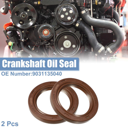 2 x Engine Crankshaft Oil Seal for Toyota Celica MR2