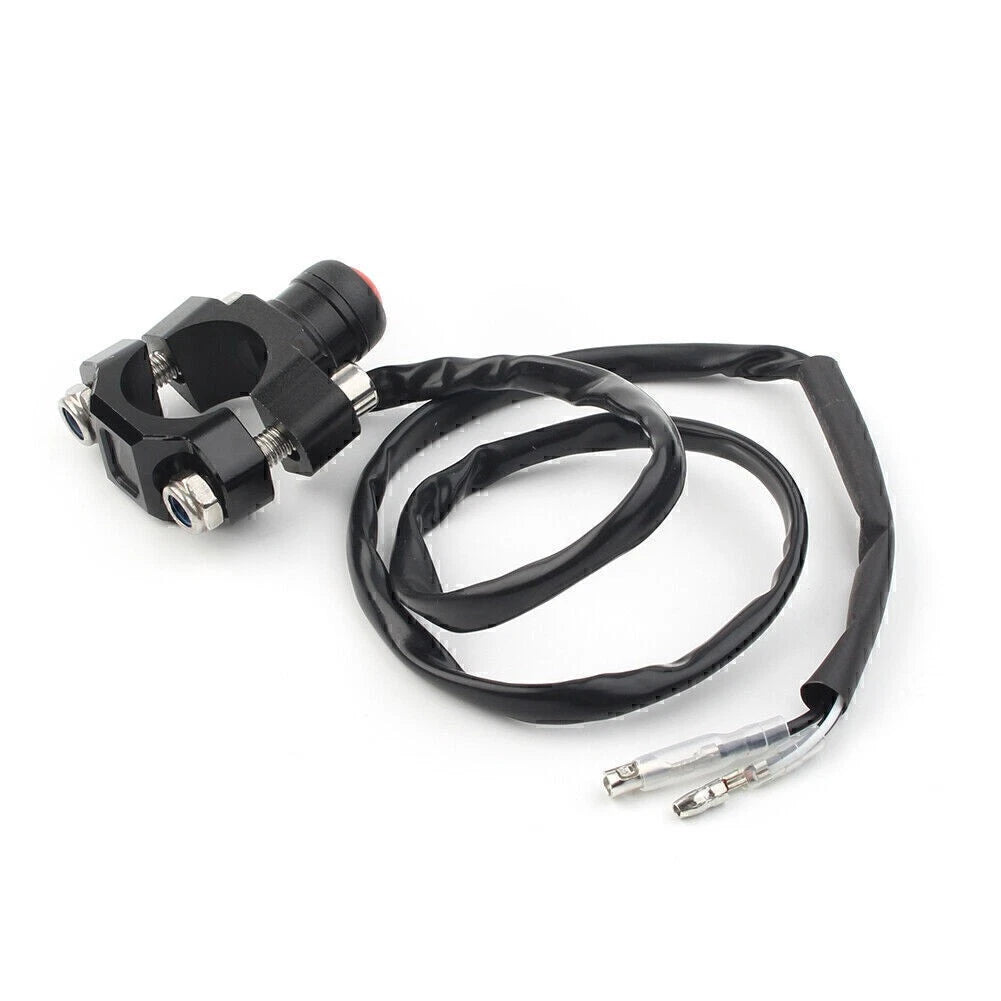 CNC Handlebar Engine Start Stop Kill Switch Button for Scooters, Quads, ATV