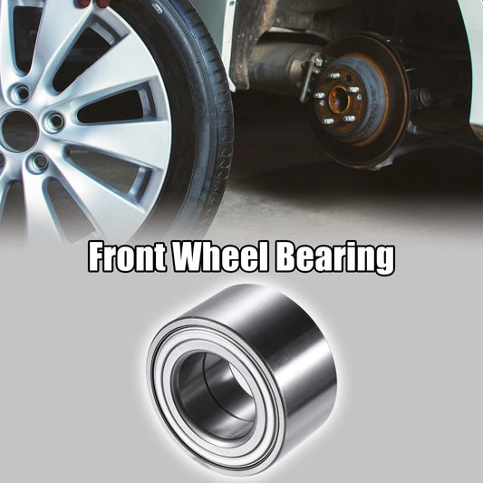 2 x Front Wheel Bearings for Ford Edge (2015-2023) Silver Tone