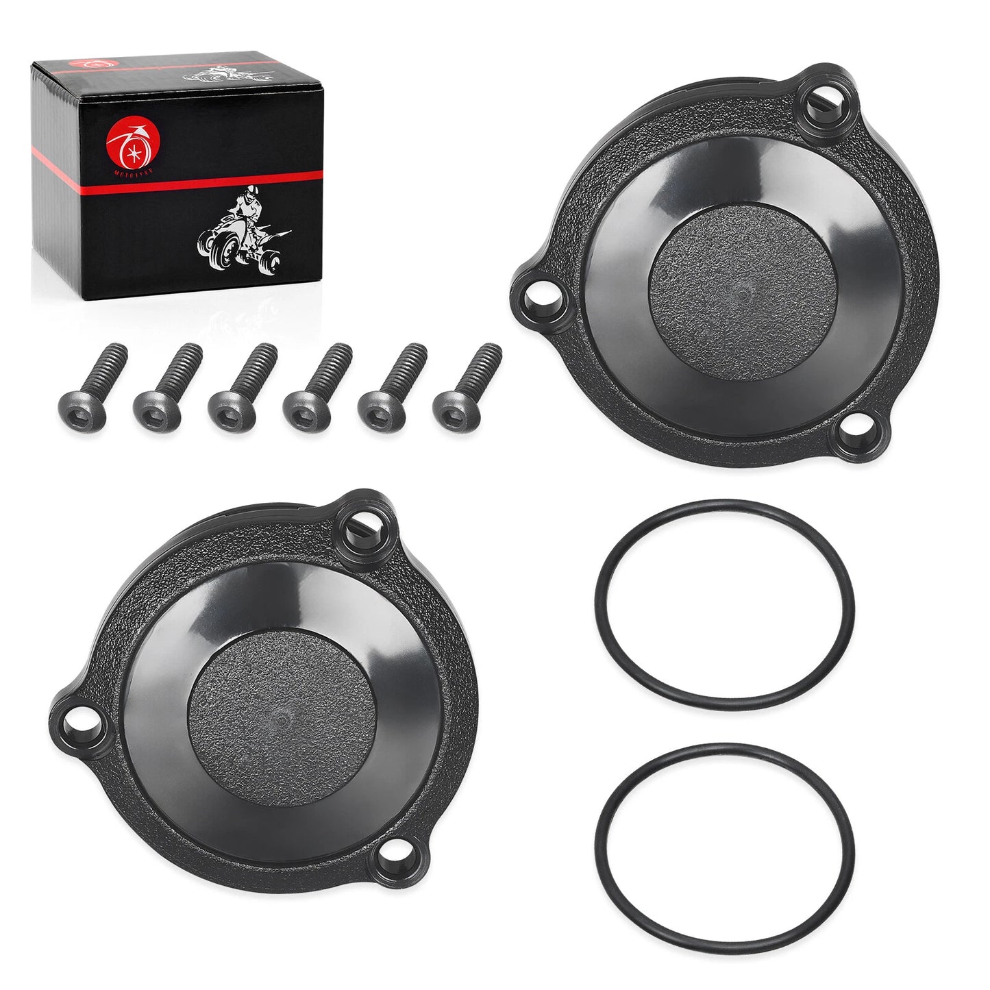 2 x Front Wheel Hub Cap for Polaris Magnum Scrambler Sportsman (2002-2007)