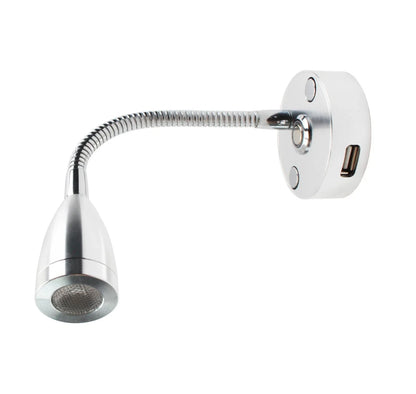 Touch Switch USB 12V LED Spot Reading Light for Boat/Caravan/Camper