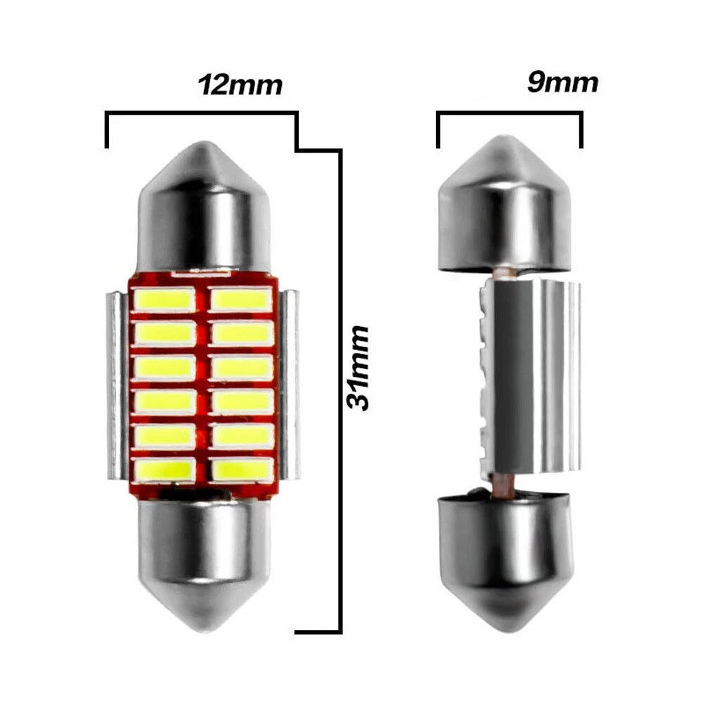 31MM LED BULB C5W C10W 4014 INTERIOR CAR READING LIGHT DOOM LAMP 6500K for Car