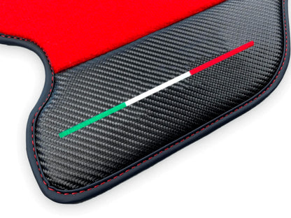 Red Car Mats for Ferrari F430 Floor Mats (2004-2009)