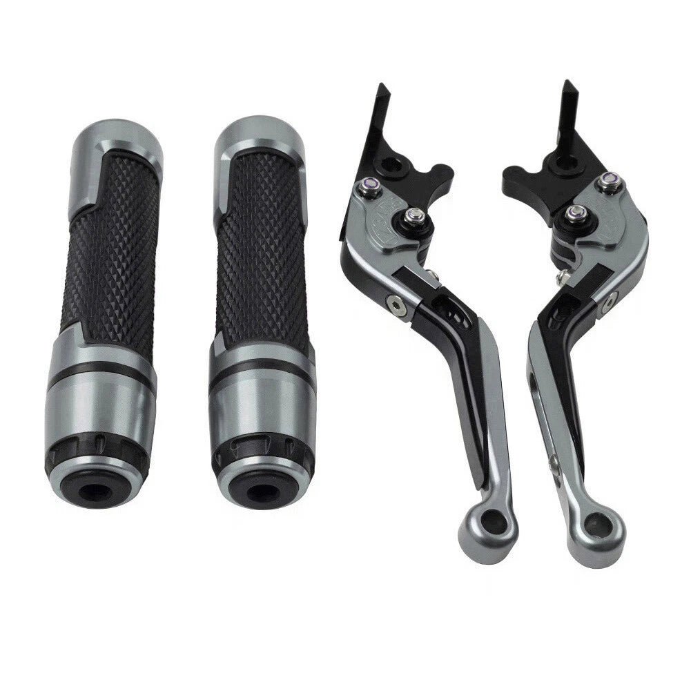Titan Extendable Brake Clutch Levers Grips Set for Suzuki GSX1400 (2001-2008)