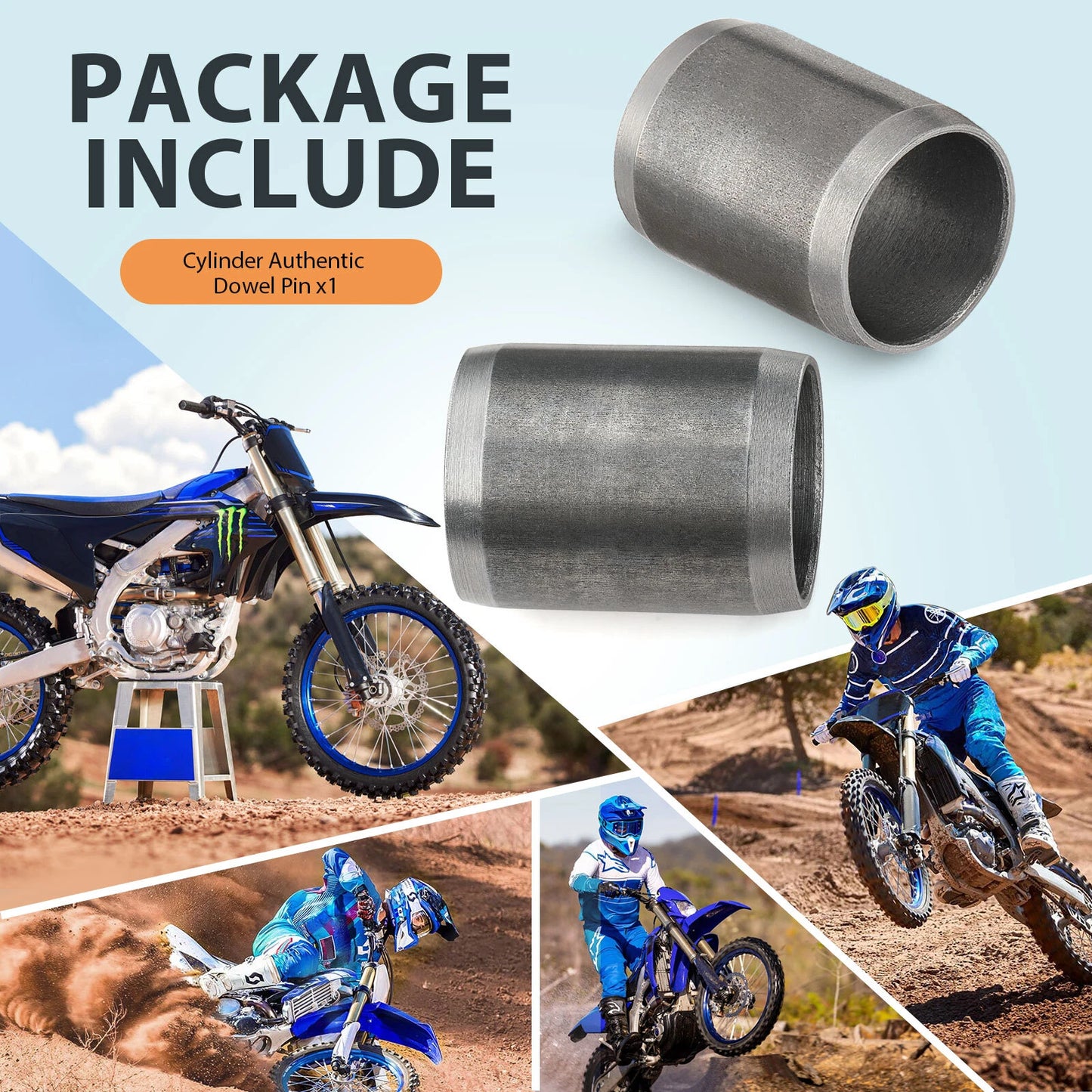 Dowel Pin for YAMAHA YFZ450/YZF600R/FZR1000/YZ250/TT225/FZ700