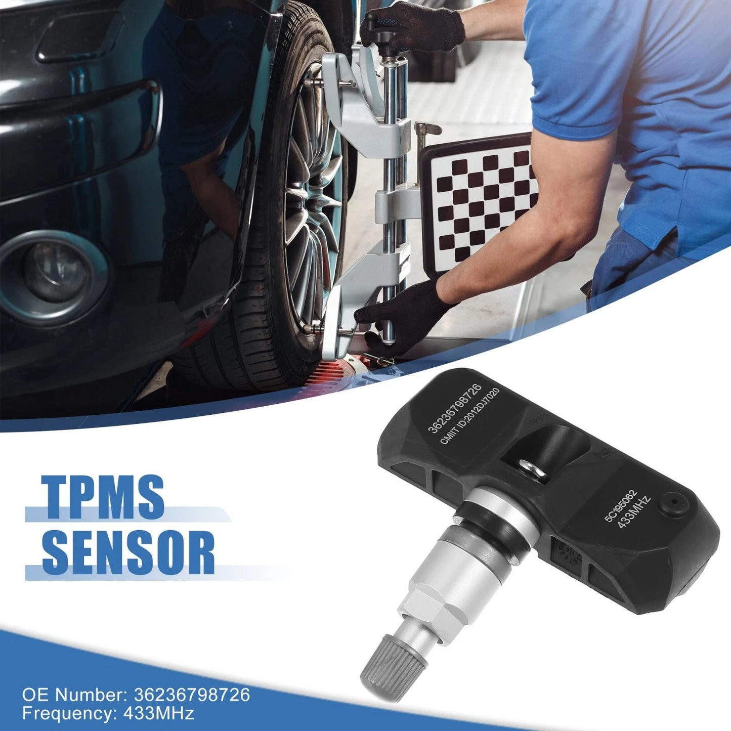 TPMS Sensor 433MHz for BMW 328i, 528i, 535i (2012-2015)