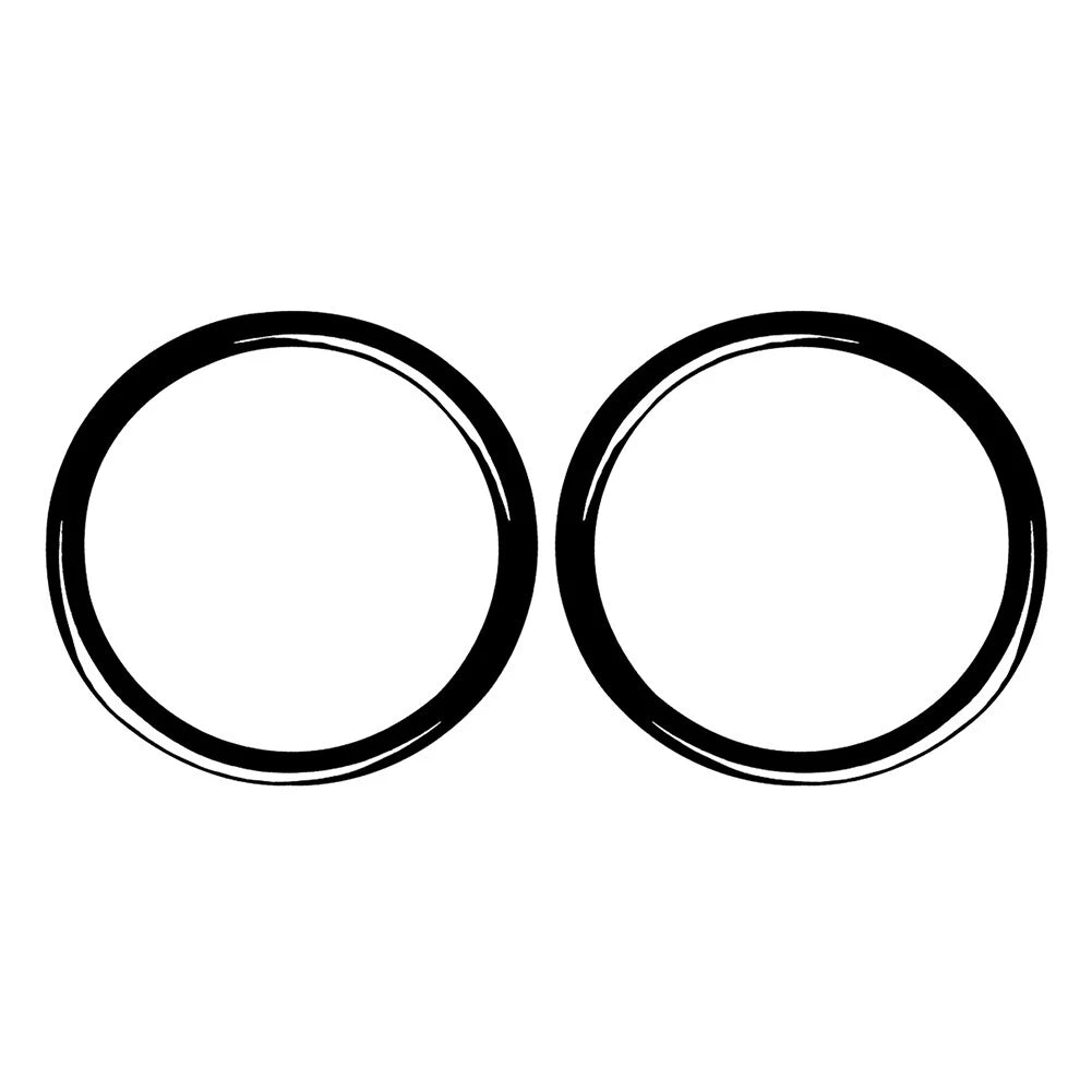 Door Speaker Ring Cover Trim for BMW 3 Series E36 (1991-1999) Black