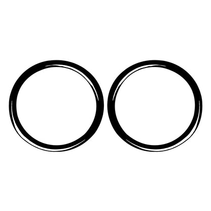 Door Speaker Ring Cover Trim for BMW 3 Series E36 (1991-1999) Black