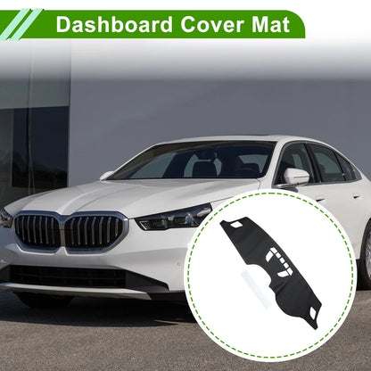 Dashboard Cover Mat for BMW X1 2016-2019 - Black Red Carpet