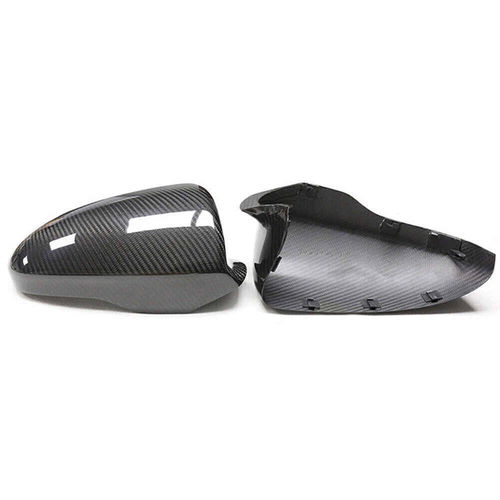 2 x Carbon Fiber Rear View Mirror Cover Caps for BMW F10 M5 (2011-2017)