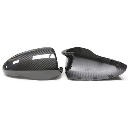 2 x Carbon Fiber Rear View Mirror Cover Caps for BMW F10 M5 (2011-2017)
