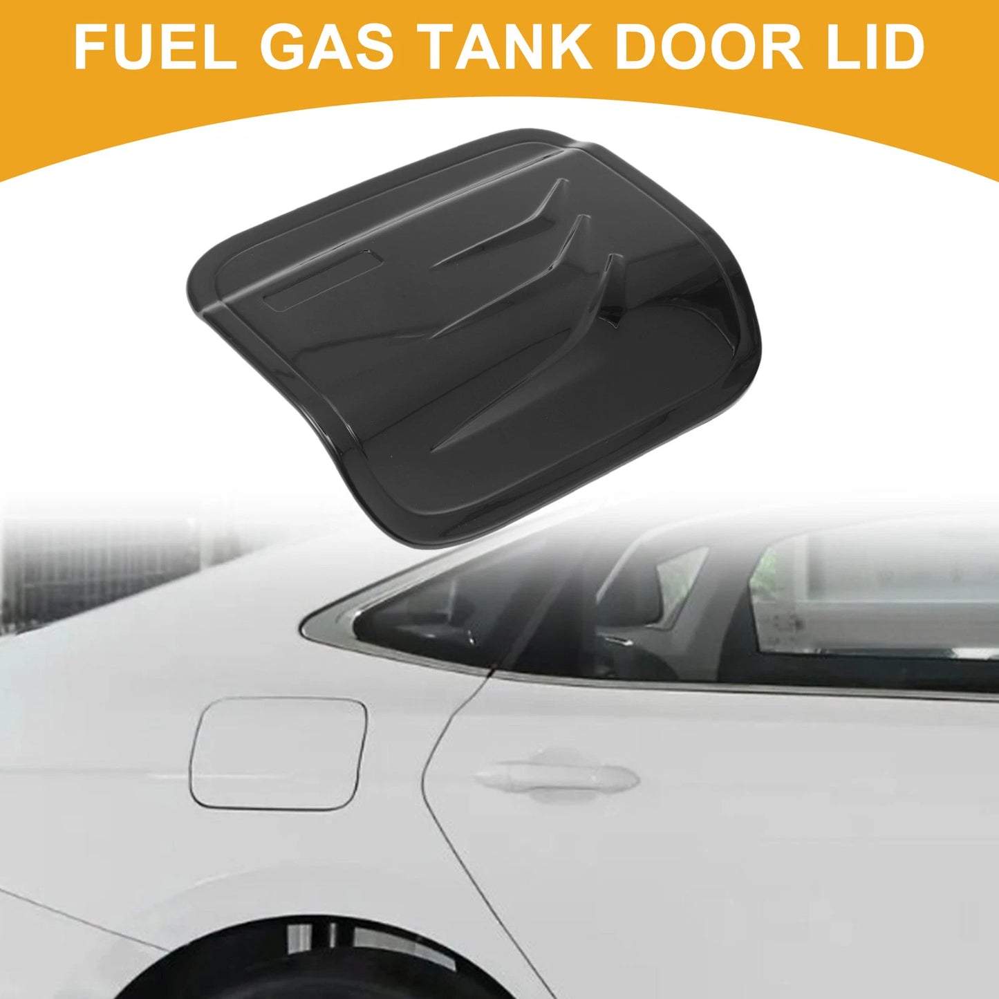 Fuel Tank Door Cap for Toyota Camry (2024-2025) Black Filler Flap Cover