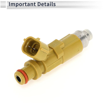 Fuel Injector 1.6L for Toyota Corolla (1995-2004) 1 x Yellow